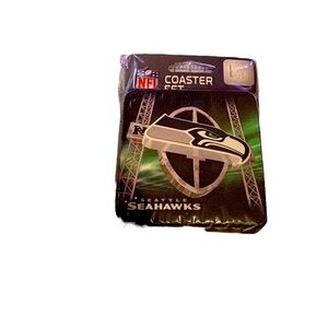 Seahawks Logo Vortex Sublimated coaster set (4)